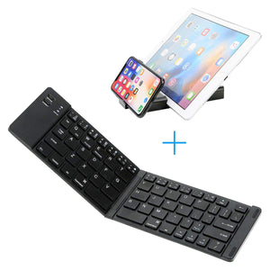 Folding Metal Bluetooth Keyboard - Mini and Wireless