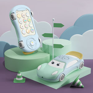 Telephone Toys for Babies with Projector and Learning Car