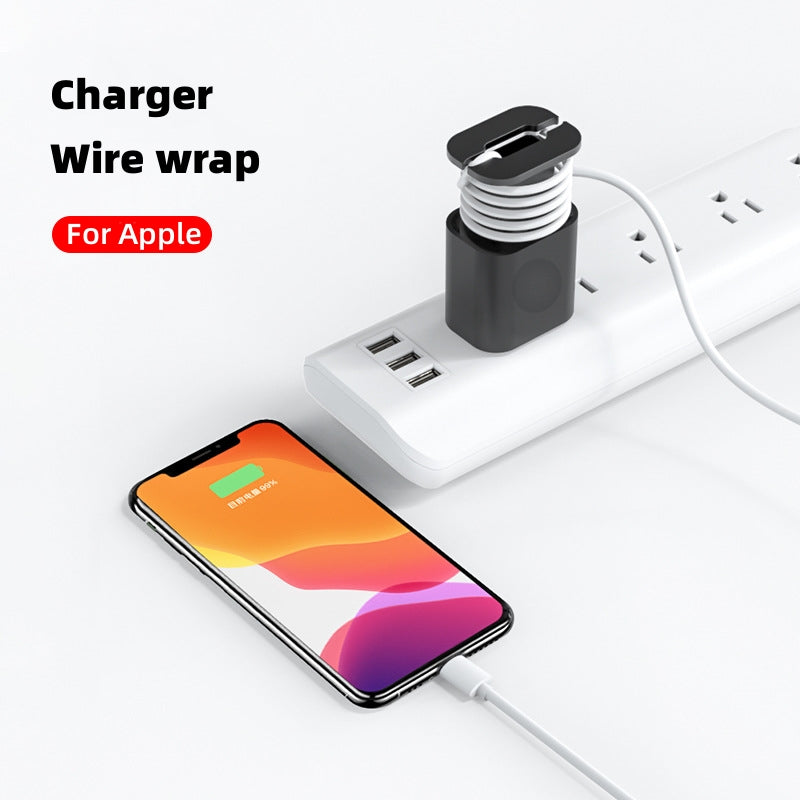 Protective Silicone Case Cover for Apple 18W/20W USB-C Fast Charger with Cable Organizer
