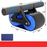 Double Wheel Automatic Rebound Ab Roller Exerciser