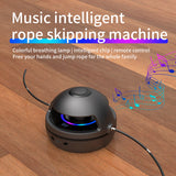 Smart Rope Skipping Machine Smart Jump Rope Machine 10-level Speed Adjustment Led Seven-color Light Wireless Music Function